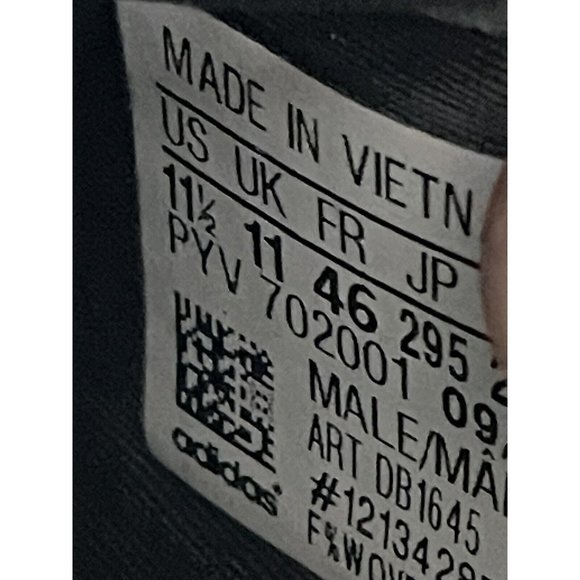 Adidas Cloudfoam Men's Black Slip On Flex Knit Sneakers Size: 11.5 (DB1645) Z18 - Picture 8 of 9